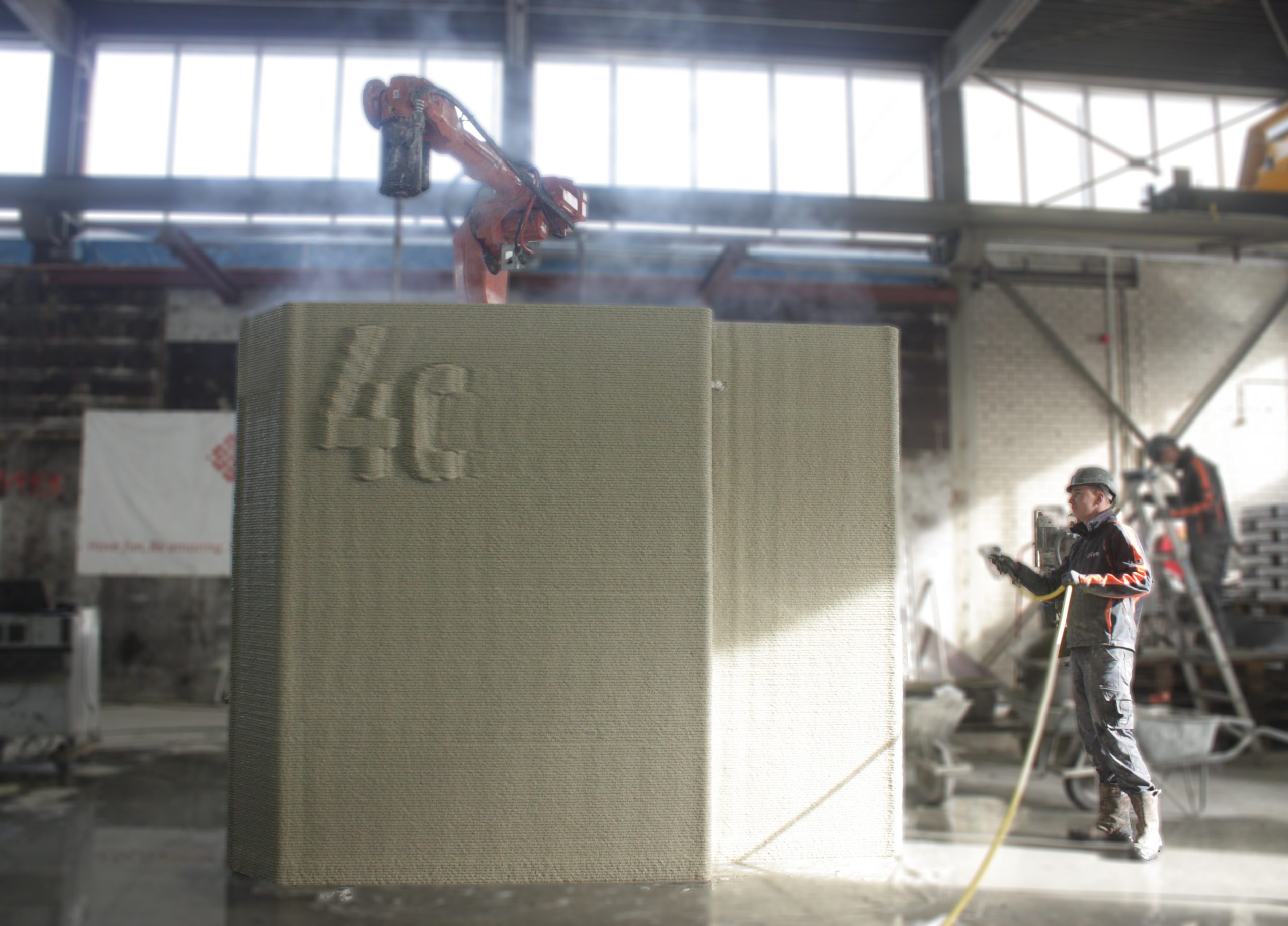 3D Concrete Printing building